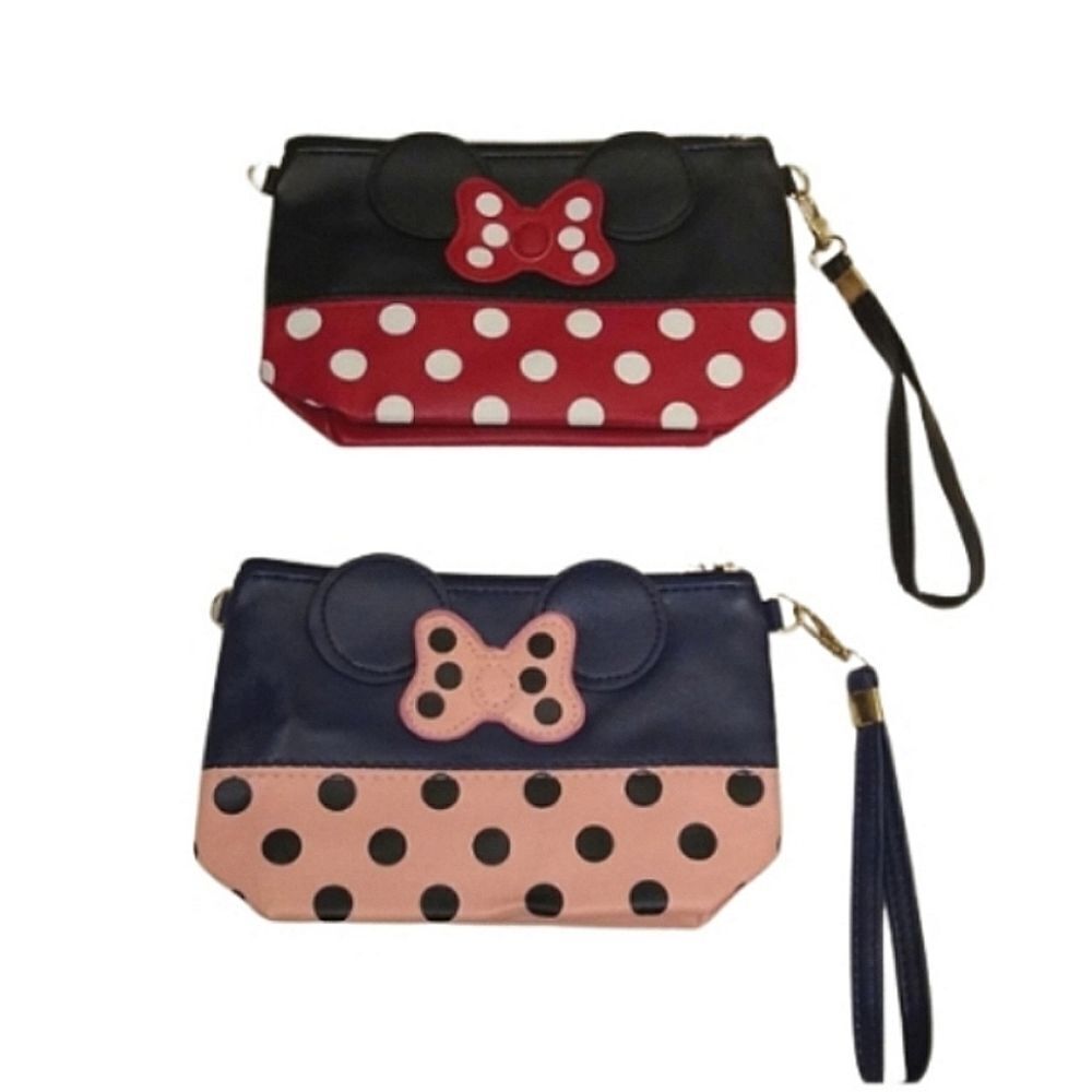 2 Character Inspired Bags Pink Red Black NEW